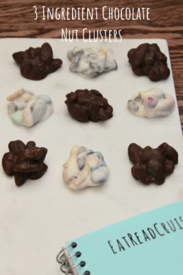 3 Ingredient Chocolate Nut Clusters