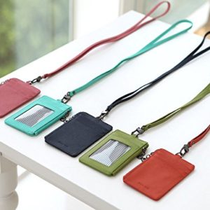 Leather lanyard in 4 different colors, leather for cruise essentials