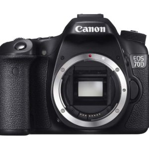 Canon 70D camera, body only, black body