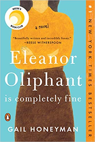 Hardback image of the book Eleanor Oliphant is Completely fine